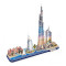 3D пазл CubicFun City Line з LED-підсвіткою Дубай (L523h)