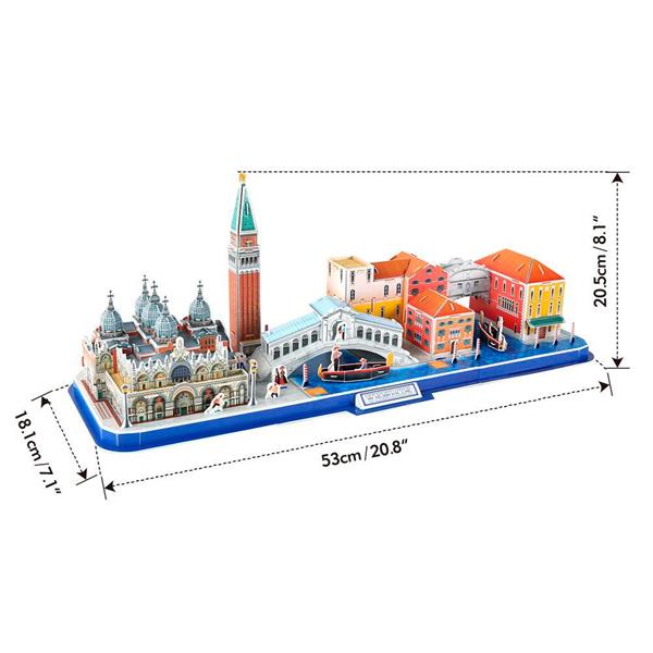 3D пазл CubicFun City Line Венеція (MC269h)