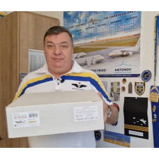 Колекційна модель Metal Time Ukrainian Dream Exclusive Edition Ан-225 Мрія зібрана двокольорова (MT001EE/READY)