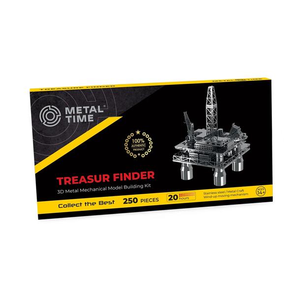 Колекційна модель-конструктор Metal Time Treasure Finder Нафтова платформа механічна (MT008)