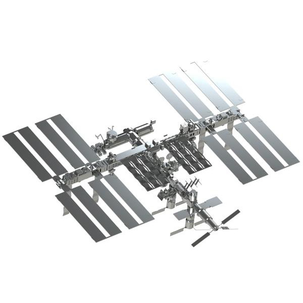 Колекційна модель-конструктор Metal Time Astronaut's Lodge Космічна станція МКС механічна (MT017)