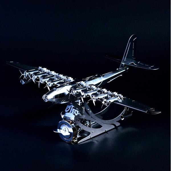 Колекцiйна модель-конструктор Metal Time Celestial Hercules Spruce Goose H-4 Aircraft Літак механічний (MT100)