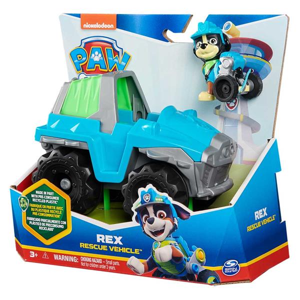 Ігровий набір Paw Patrol Рятувальний автомобіль із водієм Рексом (SM16775/2886)