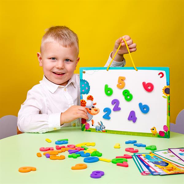 Магнітний набір Vladi Toys Математика з маркером (VT5411-16)