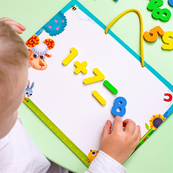 Магнітний набір Vladi Toys Математика з маркером (VT5411-16)